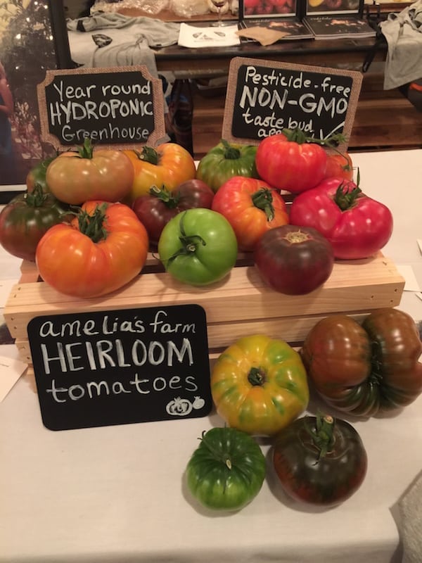 Heirloom tomatoes Dallas Amelia's Farm