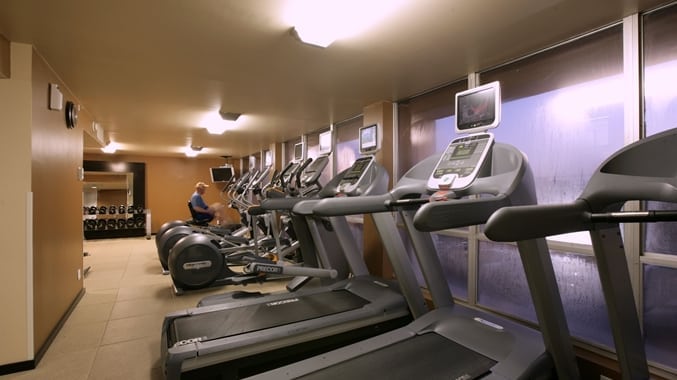 DoubleTree Hilton Fitness Center Newly Remodeled Dallas Market Center