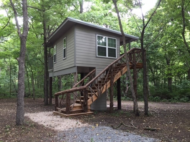 Treehouse Cabin at Best Day Ever Ranch in McKinney