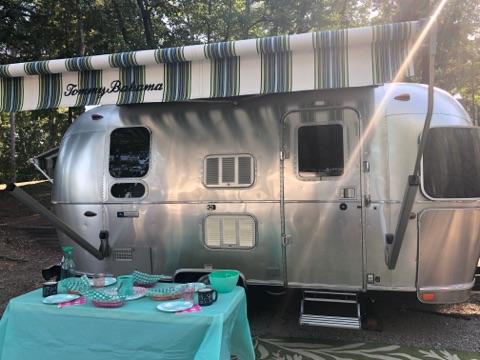Breakfast with our Airstream